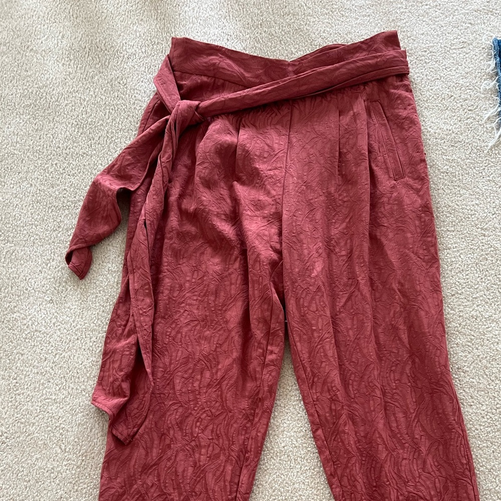 Anthropologie embroidered pants
